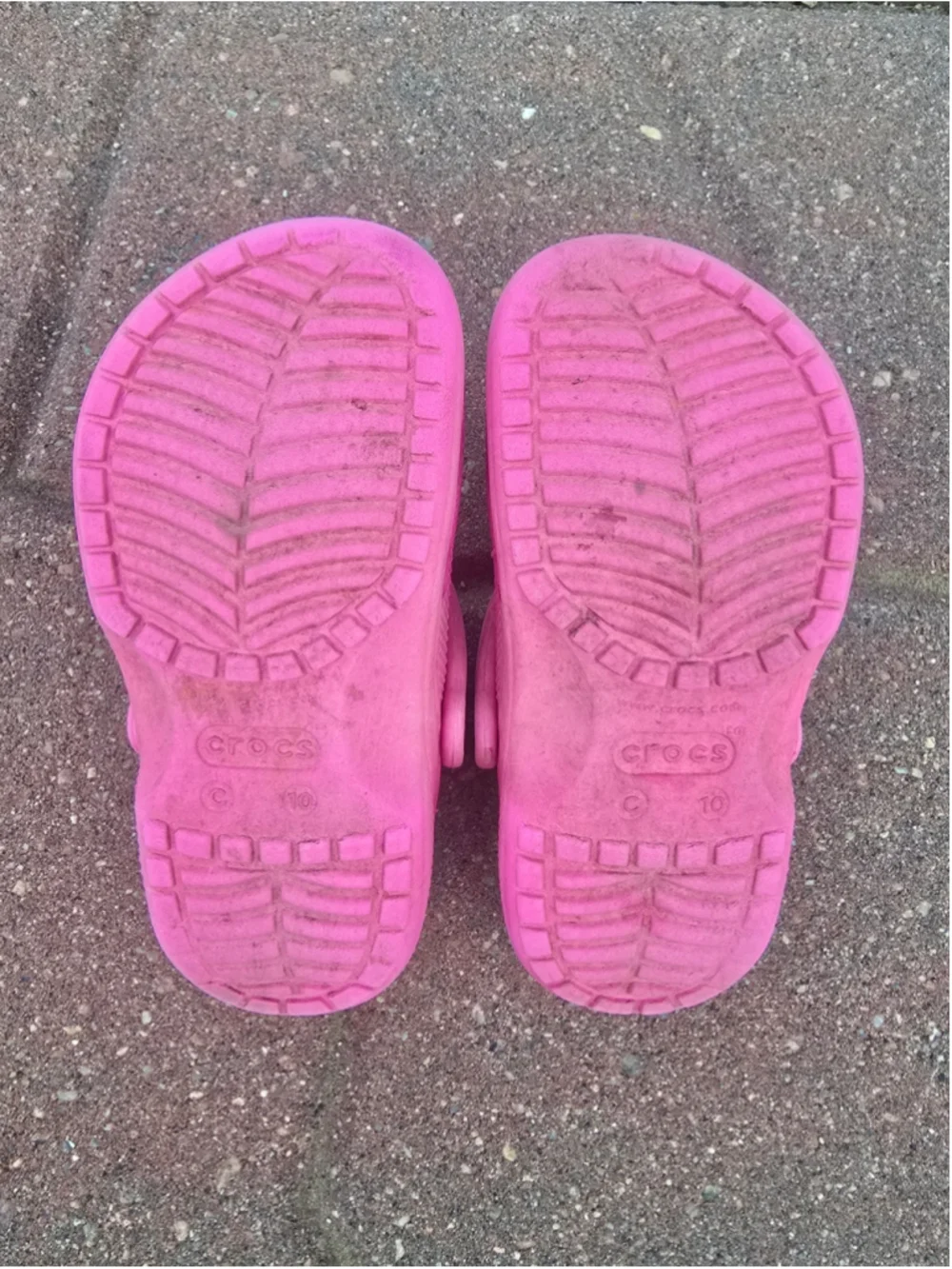 Girl's Crocs Clogs Size 10 Pink